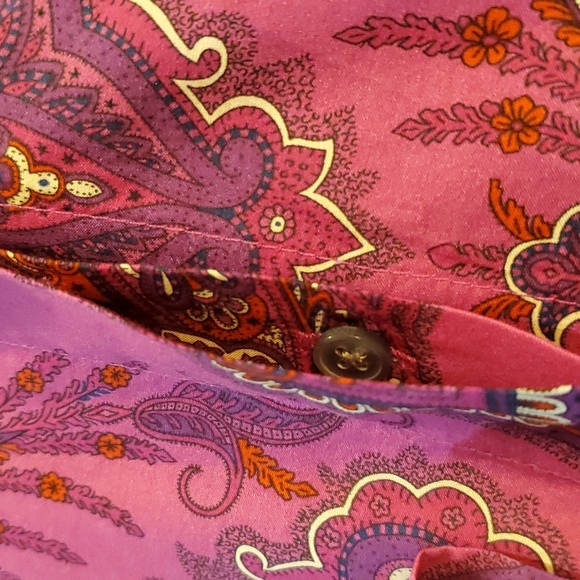 J Crew Re-Imagined Liberty Fabric Paisley Puff Sleeve Shirt - Picture 5 of 13